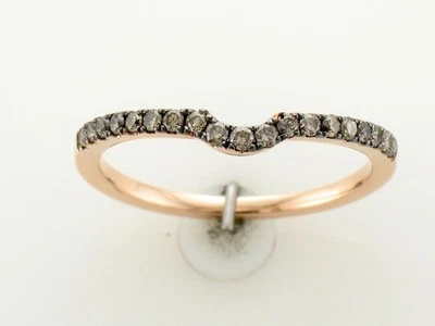 Anillo LeVian de oro rosa de 14 quilates con diamantes y chocolate joyería elegante para mujer Foto 1 de 4