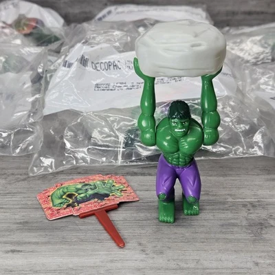 Hulk 3" Figura Juguete Decoración Pastel Decoración Topper ~ Marvel DecoPac Lote (9) Foto 1 de 4