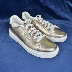 Cole Haan Grand Crosscourt Sneaker Gold Women's 5.5 0774 - Picture 1 of 7