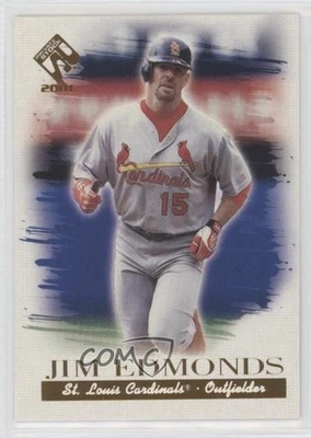 2001 Pacific Private Stock Jim Edmonds #99 - Image 1 of 2
