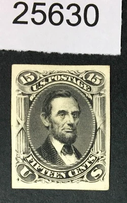 MOMEN: US # 77P4 PLATE PROOF ON CARD XF CAT. $45+ LOT #25630 - Image 1 of 2