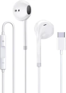 PARA APPLE USB-C Auriculares con cable Auriculares para iPhone 16 15 Pro Max Plus 16e - Imagen 1 de 7