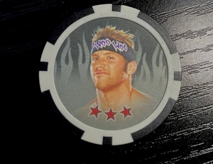 Topps WWE Zack Ryder 2 Dog Tags and Power Chipz - Picture 1 of 2