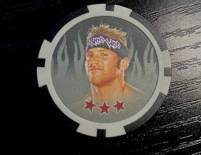 Topps WWE Zack Ryder 2 Dog Tags and Power Chipz - Image 1 of 2