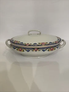 Vintage RKG Covered Vegetable Serving Dish. Made In Czech Slovakia 11.5” X 6.75” - Picture 1 of 5