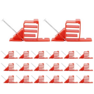 Space Saving Wire Clip Reusable Cable Fasteners Manage Cables Efficiently 20pcs - Image 1 of 4