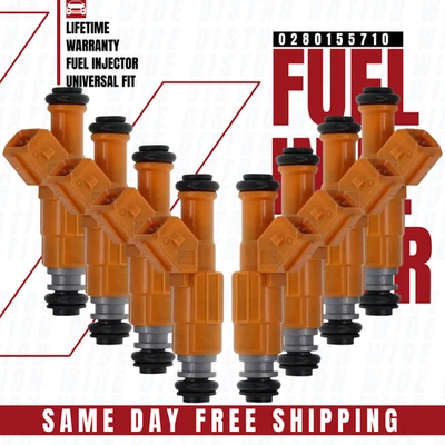 8x Inyectores de combustible Bosch OEM para Ford Thunderbird 1994 1995 1996 1997 4,6 L V8 Foto 1 de 4