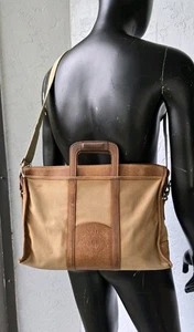 Maletín de cuero de lona marrón vintage Marley Hodgson GHURKA Expediter Nº 34 - Imagen 1 de 15