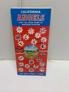 1967 California Angels All Star Game Baseball Media Press Guide Radio TV - Picture 1 of 2
