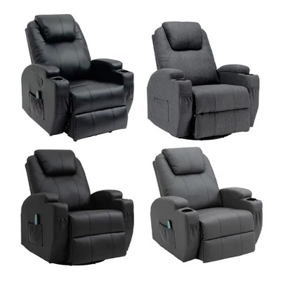 Fernsehsessel Heiz- und Massagefunktion Massagesessel um 360° drehbar - Bild 1 von 2