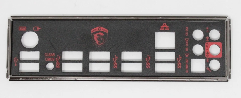 MSI X99S Gaming 7 - ATX Blende Slotblende IO Shield Slotblech (#26930) - Bild 1 von 1