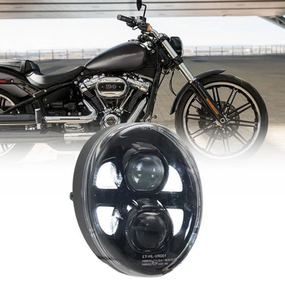 Faro LED PUNTO para Harley Breakout 2015 2016 2017 2018 2019 2020 2021 2022  Foto 1 de 4