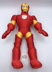 14” Iron Man Avengers Disney Store Stuffed Plush Figure - Jointed Shoulders - Picture 1 of 14