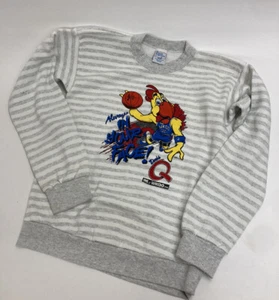 Vtg Rare 80’s 98.1 WKQQ Double Q Basketball Crewneck Sweatshirt Size Medium - Picture 1 of 6
