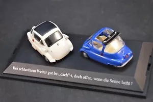 Modelo BMW Isetta Azul Y Blanco Escala 1/43 Schuco Die Cast Modelo - Imagen 1 de 3