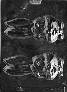 LARGE BUGS BUNNY HEAD PIECE MOLD chocolate candy molds easter  - Bild 1 von 1