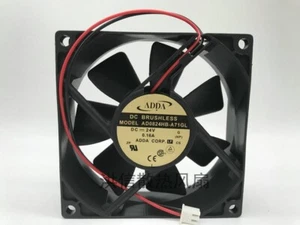 ADDA AD0824HB-A71GL DC24V 0.16A 8025 80mm 8cm 2-wire cooling fan 2pin - Picture 1 of 3