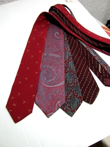 4 x Ties Silk Vintage 80 Valentino Stefano Ricci Battistoni Liberty - Picture 1 of 2
