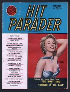 Hit Parader 1/1953-Couverture de Marilyn Monroe-Alan Ladd-song paroles-P/FR