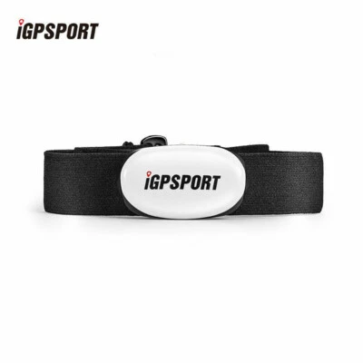 iGPSPORT HR40 ANT+ Bluetooth 4.0 Cycling Heart Rate Monitor Chest Strap White - Image 1 of 4