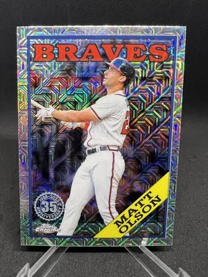 2023 Topps Matt Olson Retro Mojo Refractor MLB Card #T88C-98 - Image 1 of 2