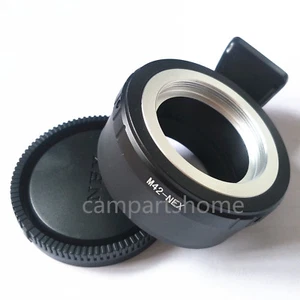 Tripod M42 Lens to Sony NEX E Adapter A5000 A6000 A7 A7R NEX 3 5 6 7 5N 5T CAP - Picture 1 of 4