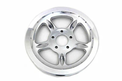 Polea trasera cromada 68 dientes para Harley Davidson de V-Twin Foto 1 de 2