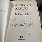 At First Sight by Nicholas Sparks (2005, Hardcover) Signed 1st/1st