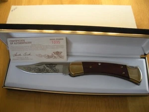 1998 BUCK 110 HARLEY DAVIDSON EDIT X KNIFE NEVER USED IN BOX - Picture 1 of 5