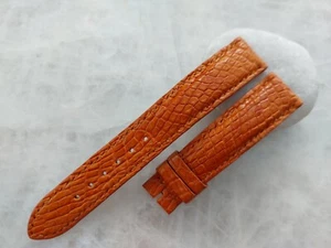 18mm/16mm Cognac Alligator Crocodile Print Leather Watch Strap Band - Picture 1 of 1