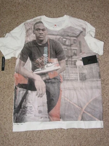 Mens Nike Air Jordan AJ1 Photo Michael Jordan All Over Print Tee! Size L NWT's! - Picture 1 of 7