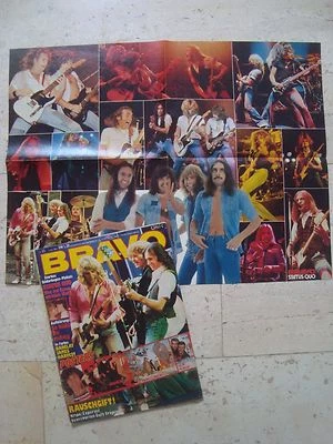 STATUS QUO 1980BRAVO cover magazine POSTER Madness Bob Marley Jungle Book Disney - Image 1 of 4