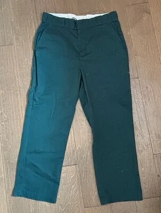 Dickies  Pants Womens Size 10 Green Original Fit Pocket Zip - Picture 1 of 6