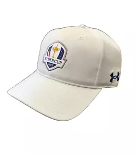 New Under Armour Ryder Cup 2025 White Adjustable Strap Hat/Cap - Picture 1 of 2