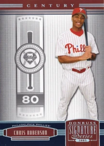 2005 Donruss Signature Century Proofs Silver #100 Chris Roberson #20/75 - Picture 1 of 2