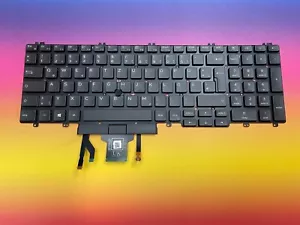 Tastatur DE Dell Latitude 15 5500 5501 5510 5511 Series 0WPN3H Deutsch Backlit - Picture 1 of 5