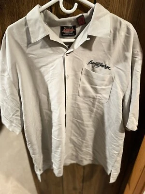 Barrett Jackson Auto Auction Embroidered  Mens Button Up Shirt Size Large - Image 1 of 4