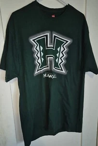 University of Hawaii Rainbow Warriors T Shirt XL Xtra Large - Picture 1 of 4