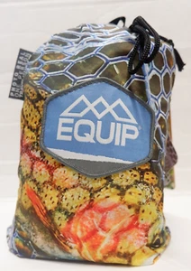 New EQUIP Photo Real One Person Travel Hammock Trout Fish Pattern NWT - Picture 1 of 6