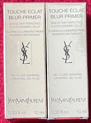 TWO Yves Saint Laurent YSL Touche Eclat Blur Primer Universal Gel Fluid .33 Oz - Image 1 of 4