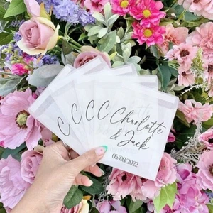 Empty Glassine Bags | Confetti Packets | Frosted Biodegradable Personalised Bag - Picture 1 of 8
