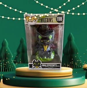 Funko Pop! Figura Vinilo JUMBO: Villanos Disney - Dragón Maléfica 10" - Imagen 1 de 6