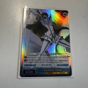 Clear Resolution, Satsuki Weiss Schwarz Kill La Kill SP03-E08S SR NM - Picture 1 of 1