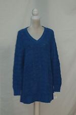 STYLE & CO Sweater Pointelle Tunic Med Blue XL
