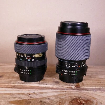 Tokina SZ-X270+210 - 28-70mm f3.5-4.5+ 70-210mm f4-5.6 Lenses Minolta Fit-Fungus - Image 1 of 4