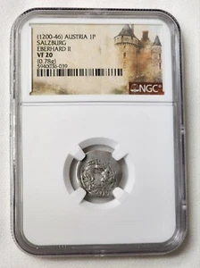 Austria (1200-46) - 1 Pfennig - Salzburg EBERHARD II - Picture 1 of 4