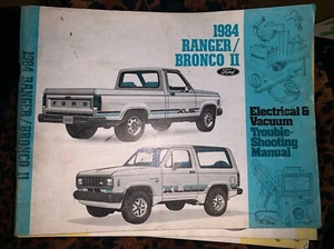 1984 FORD BRONCO II ELECTRICAL VACUUM TROUBLESHOOTING SERVICE MANUAL - Picture 1 of 1