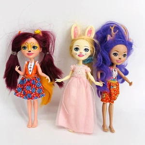 Muñecas de moda Mattel Enchantimals 2013 6" - Felicity Fox - Bree Bunny - Danessa Deer - Imagen 1 de 13