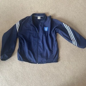 Adidas Athens Olympics 2004 NBC Mens Zip Up Windbreaker Jacket Size XL EUC - Picture 1 of 9