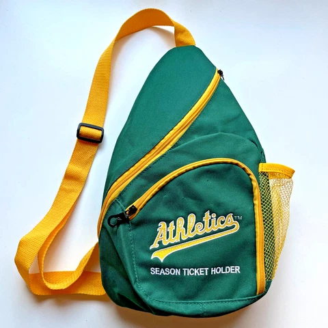 MLB Oakland Athletics A's Backpack - Season Ticket Holder - Crossbody Sling Bag Cover